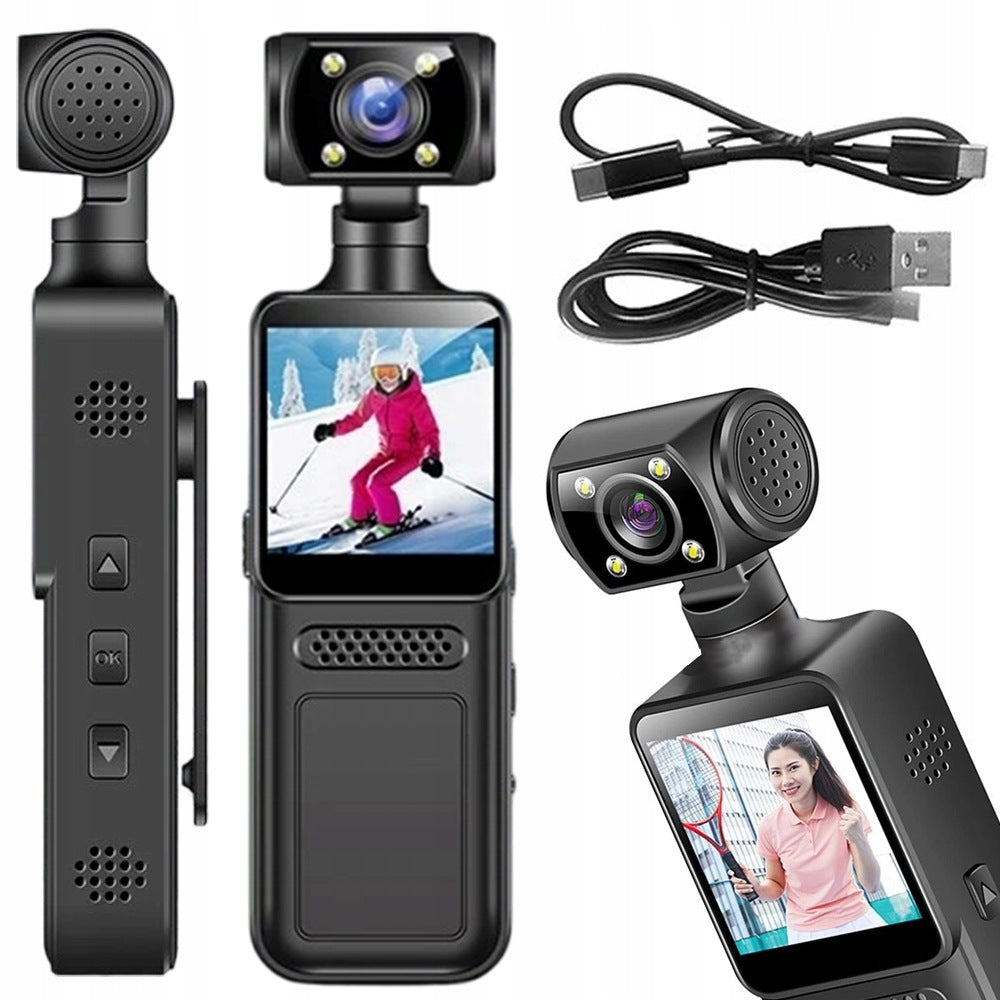 MINI SPORTS CAMERA 4K UHD VIDEO RECORDING FRONT REAR WITH HITCH 256GB