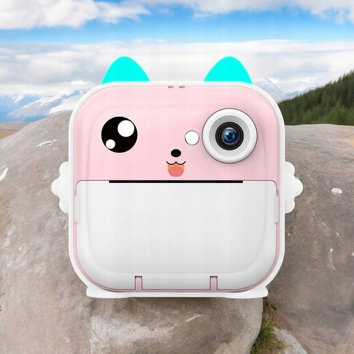 MINI Thermal Printer Print 5.0+13 Rolls Children's Camera For Gift Packaging status original