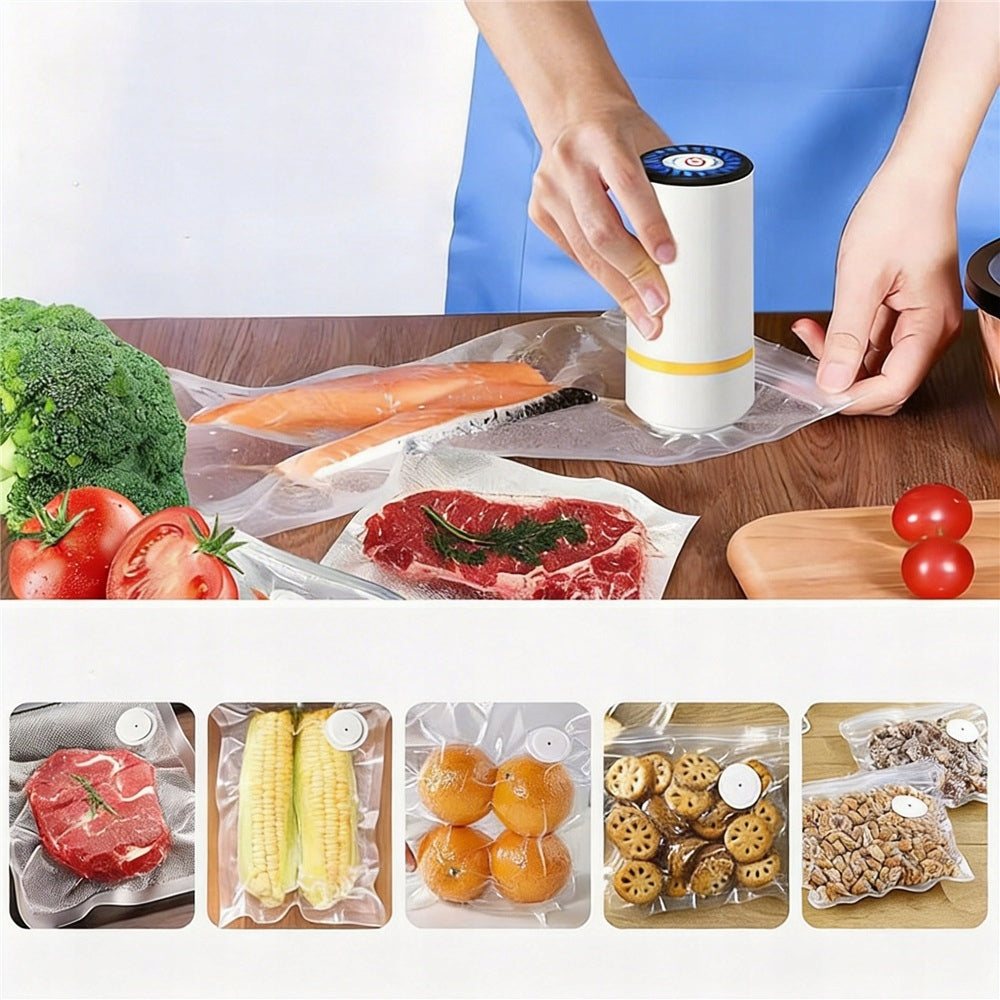 MINI USB 300MAH VACUUM PACKER FOR FOOD 10 BAGS BPA FREE Brand no brand