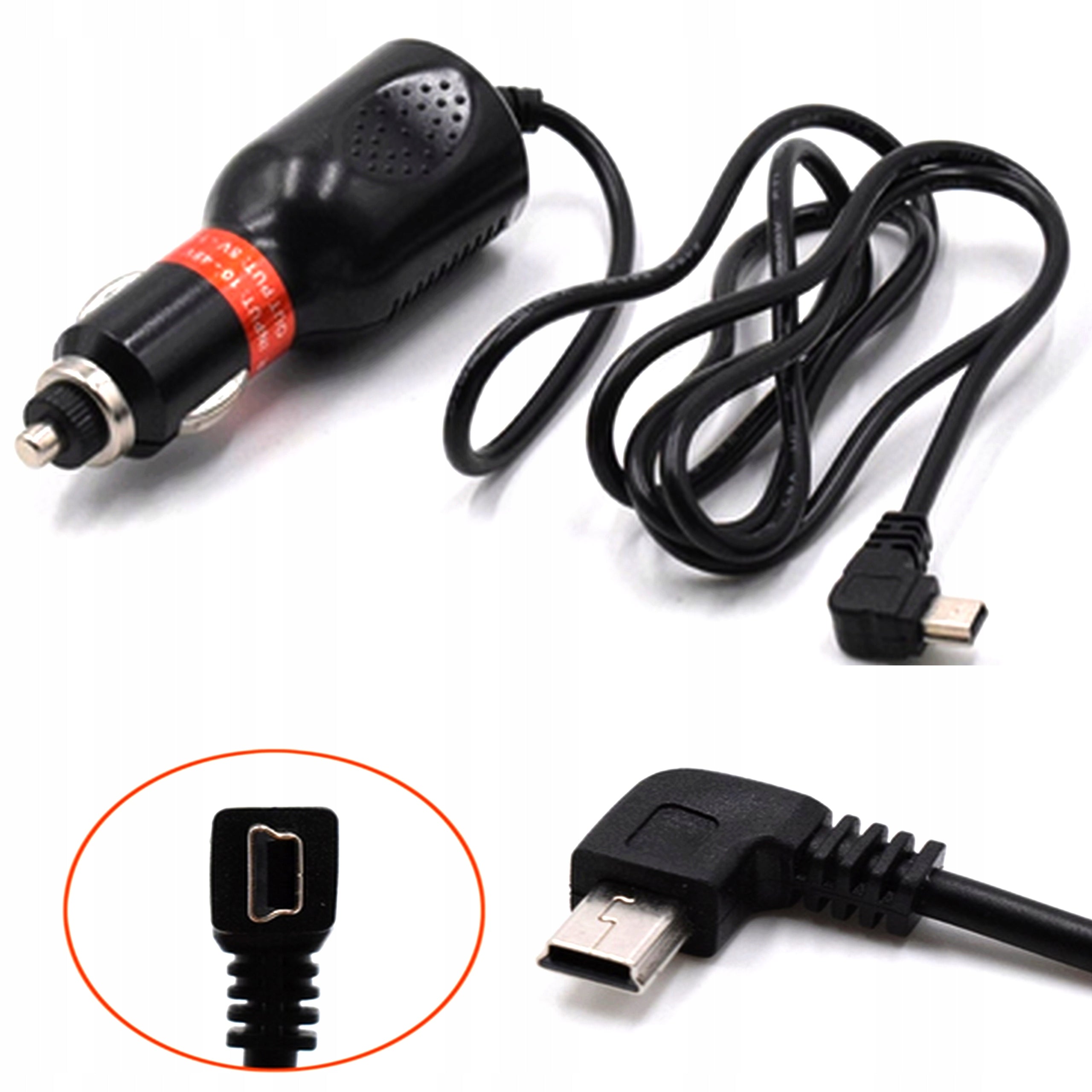 MINI USB CHARGER POWER SUPPLY FOR CAMERA NAVIGATION 3,5M LONG CABLE