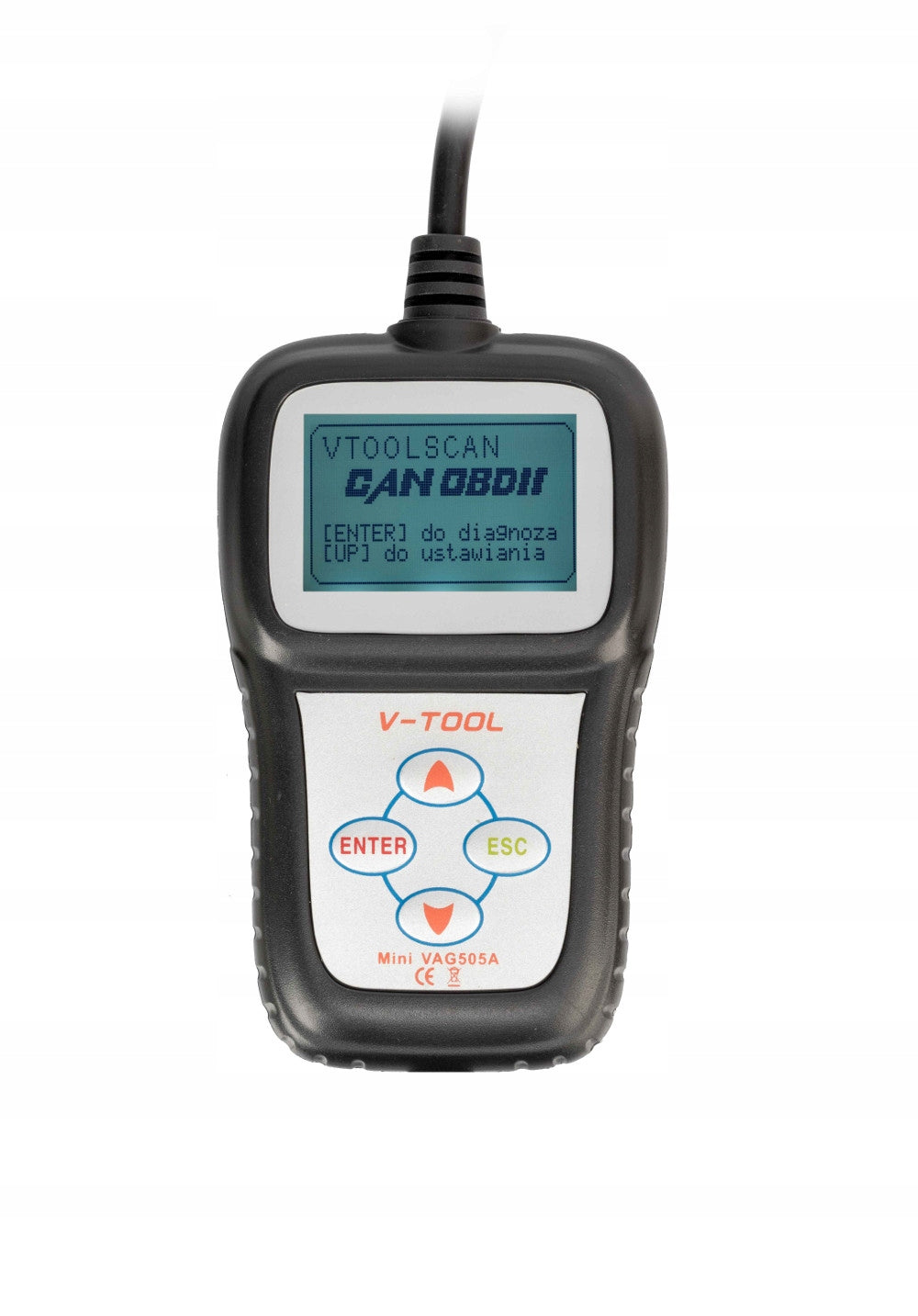 MINI VAG 505A PL MENU OBD-2 diagnostic scanner Volkswagen Audi Seat Skoda Brand V-Tool