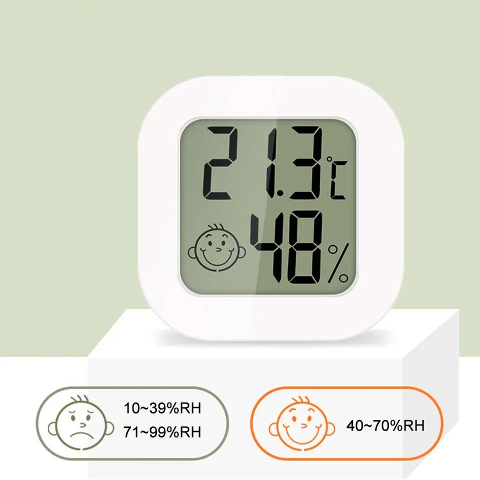 MINI WEATHER STATION THERMOMETER WEATHER HYGROMETER ROOM SENSOR BATTERY Manufacturer code ELEKTRONICZNA STACJA DO POMIARU WILGOTNOŚCI