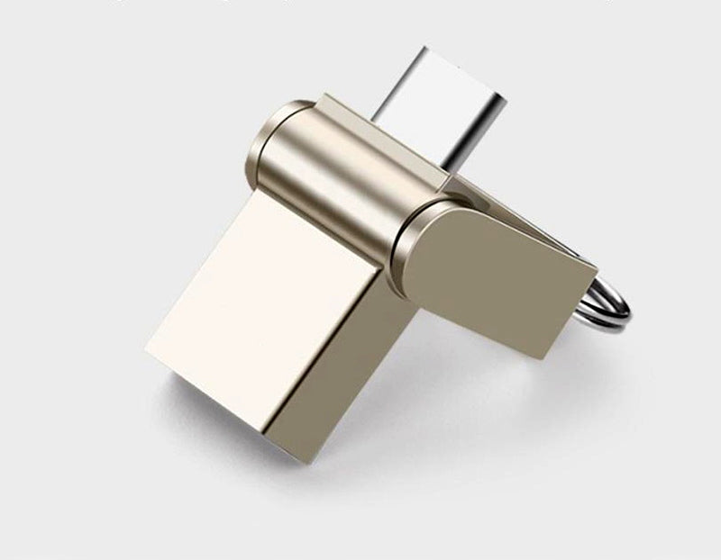 MINI microSD CARD READER OTG USB-C METAL KEYCHAIN Manufacturer no brand