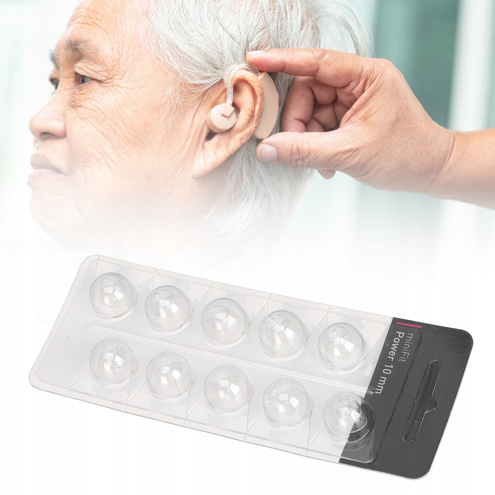 MINIFIT HEARING AID DOMES 10MM 10PCS