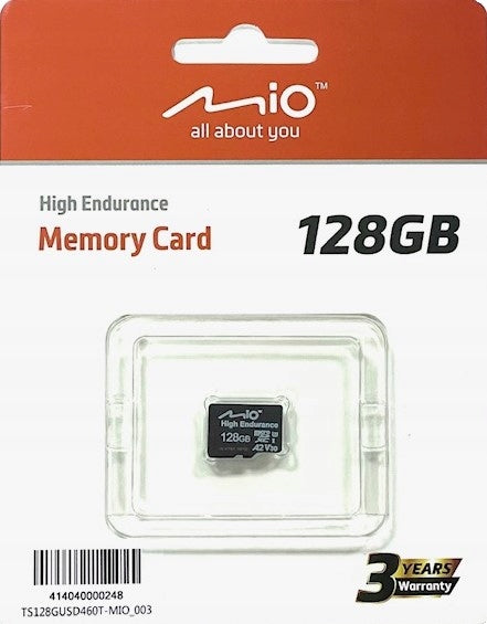 MIO microSD Memory card HIGH ENDURANCE 128GB sd for MIVUE DEDICATED