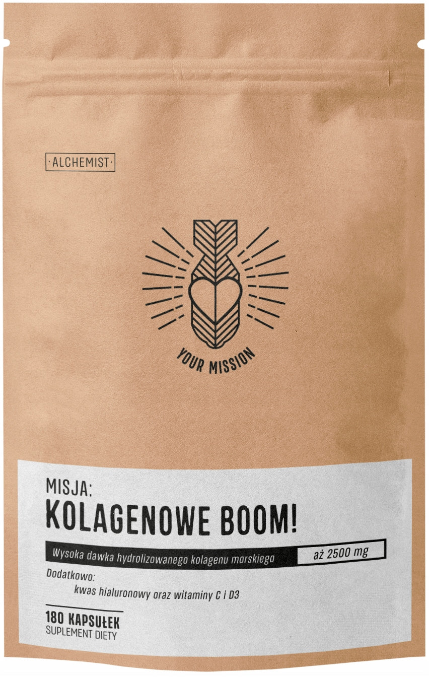 MISSION: Collagen BOOM! 2500 mg collagen 180 kaps Alchemist