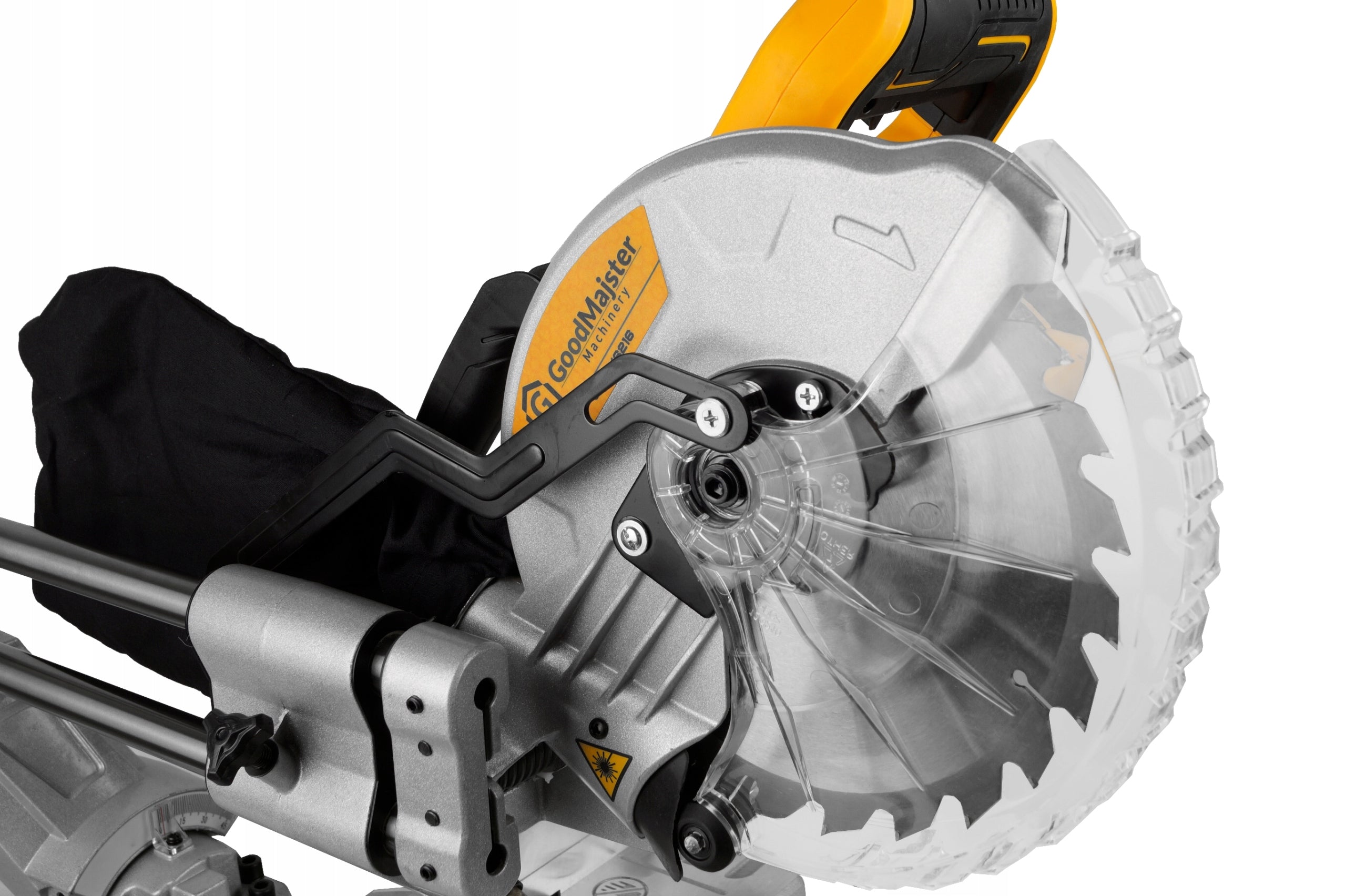 MITER SAW WITH FEED Laser BEVEL SAW Cap 1500W 216mm GMM-MS216 Maximum power 1500 W