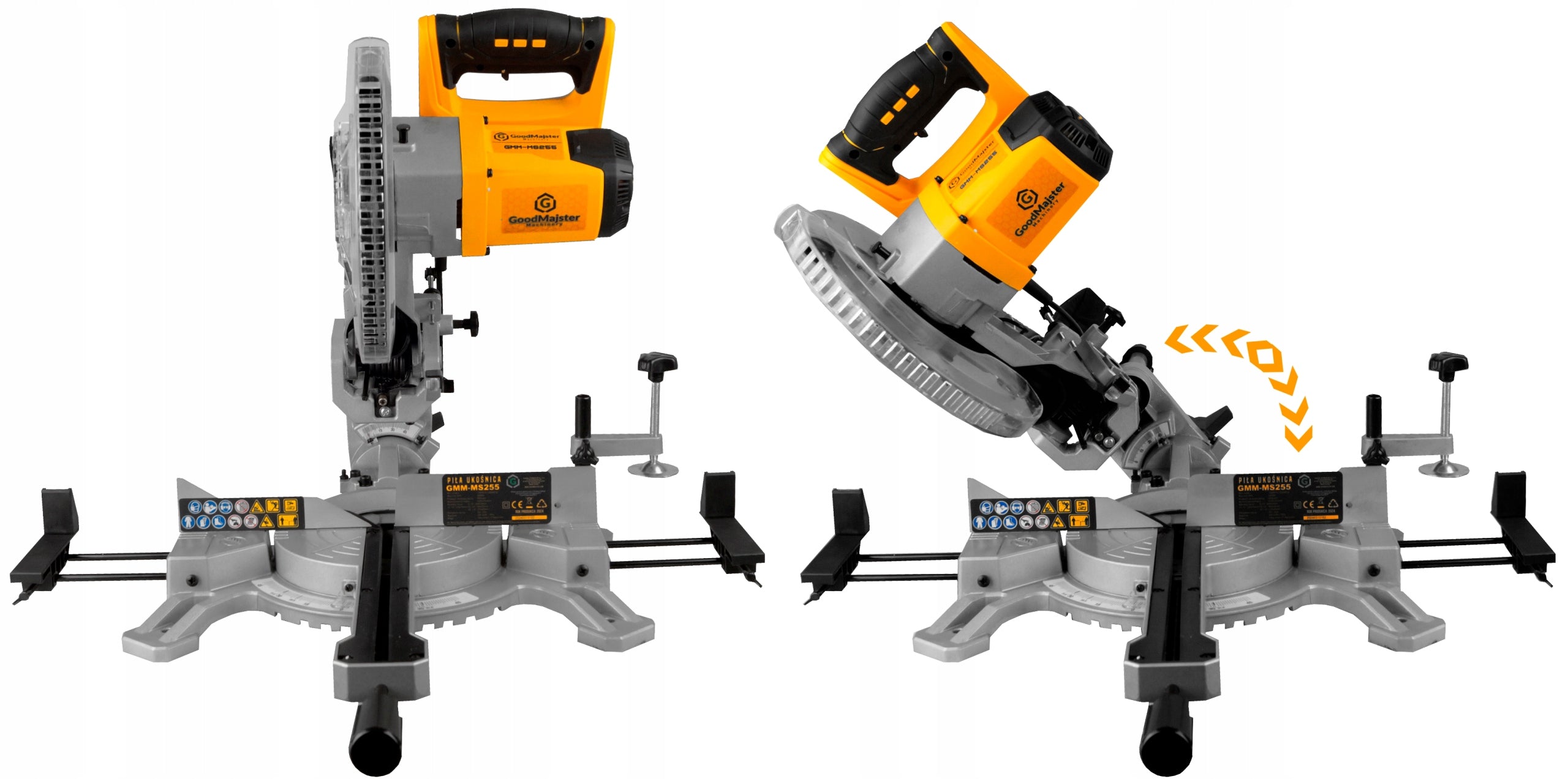 MITER SAW WITH FEED Laser BEVEL SAW Cap 2000W 255mm GMM-MS255 Series GMM PRO