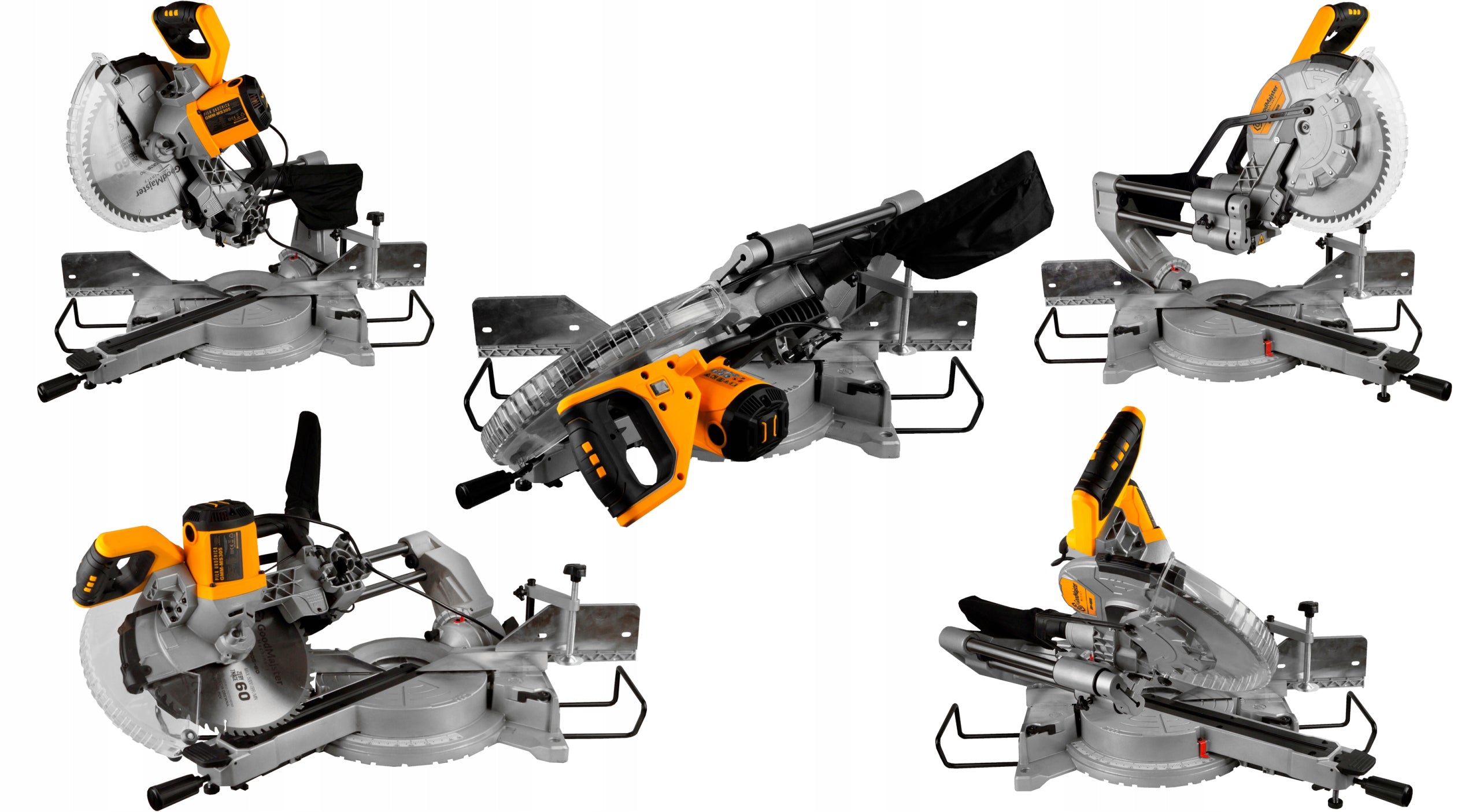 MITER SAW WITH FEED Laser BEVEL SAW Cap 2000W 305mm GMM-MS305 Series GMM PRO