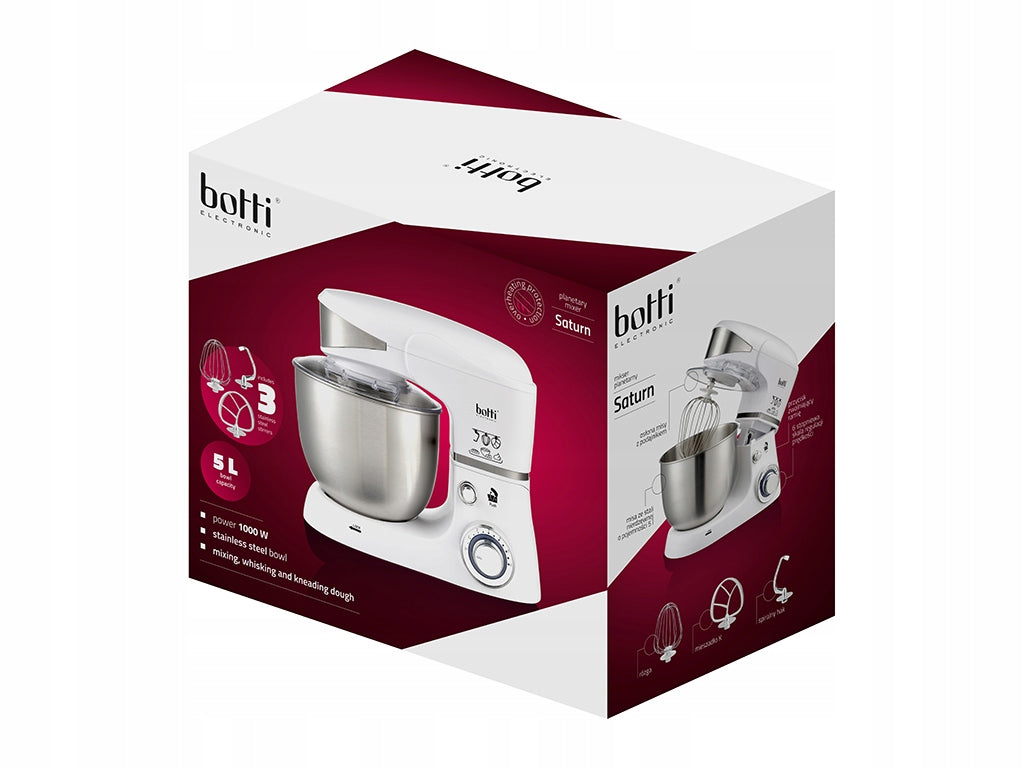 MIXER PLANETARY FOOD PROCESSOR BOTTI SATURN SC-206 1000W Manufacturer code SC206