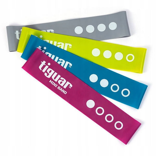 MIni Bands Tiguar Gum Set 4 Levels Exercise Brand Tiguar