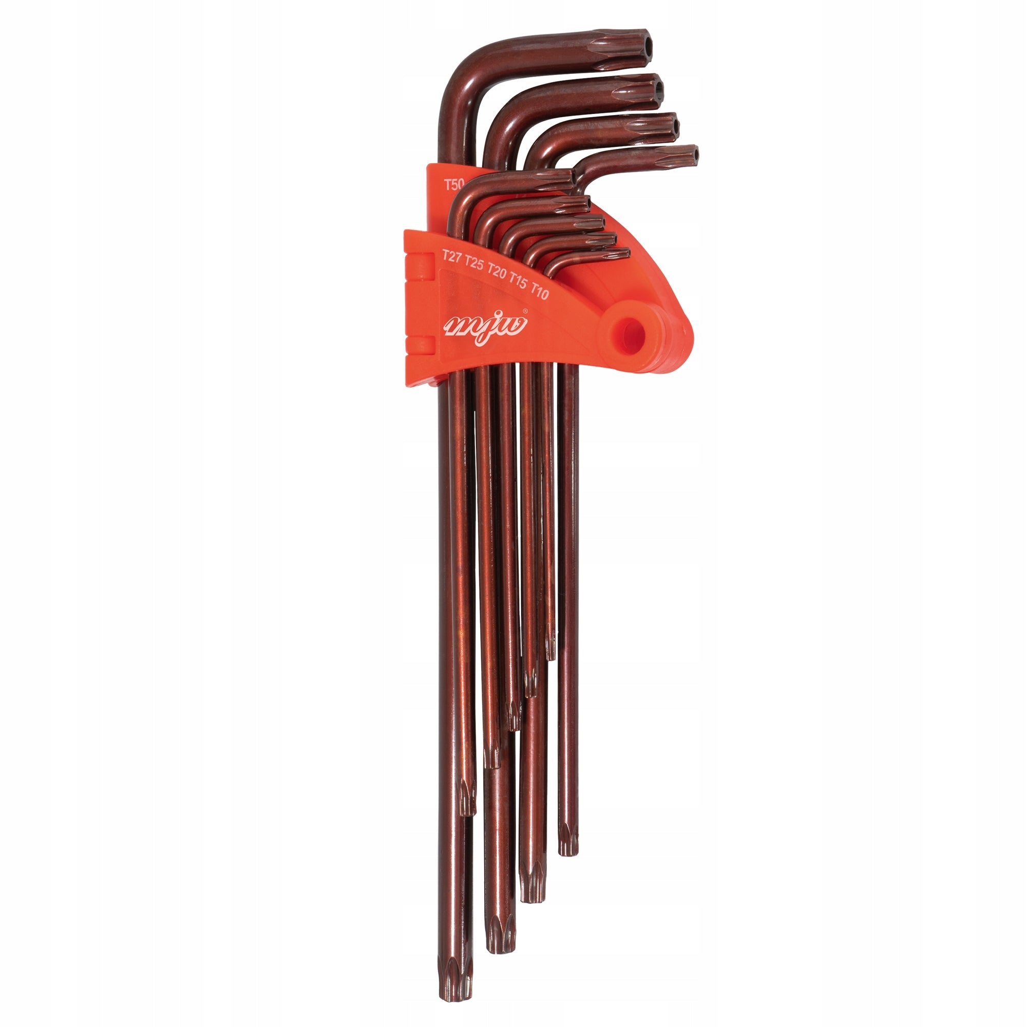 MJW TORX extra long Allen wrench set with 9el. T10-T50 hole Manufacturer code 51001D