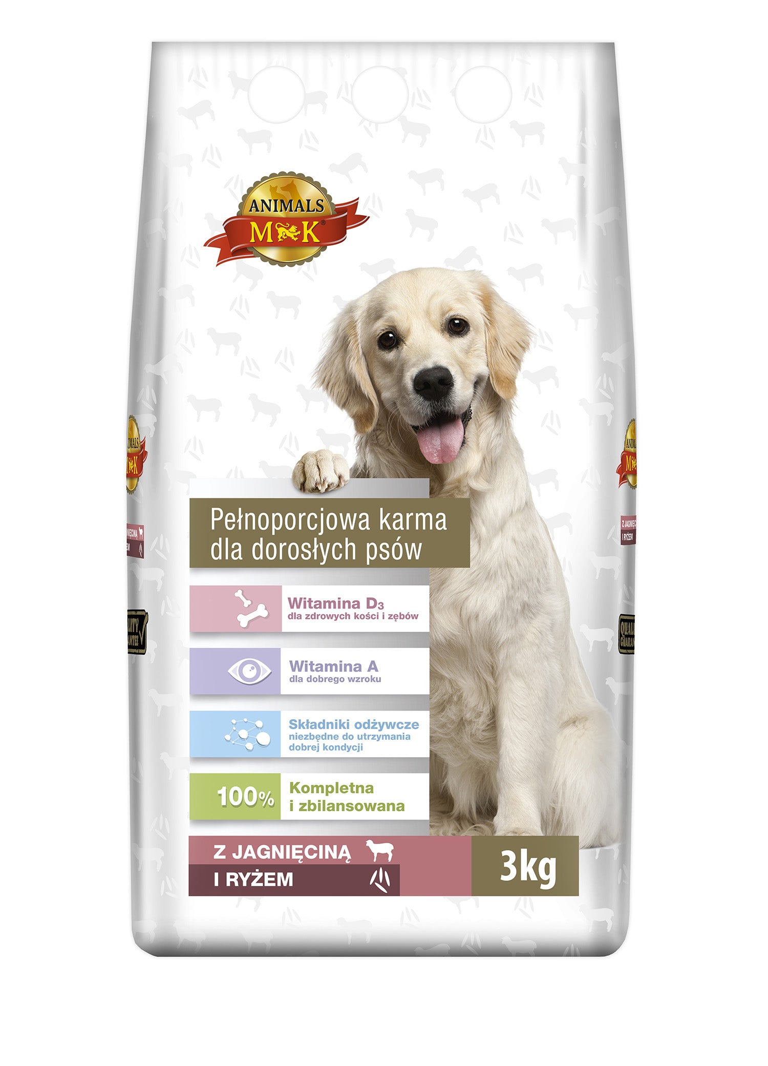 MK lamb dry food 3 kg (258)