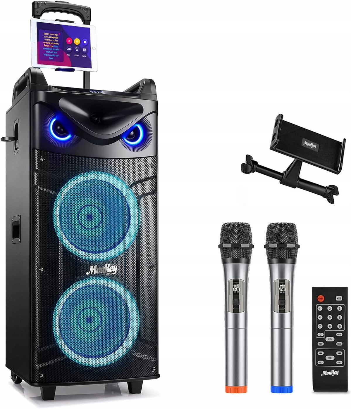 MK3024 Wireless Portable Speaker Included Party/Karaoke Kit k246