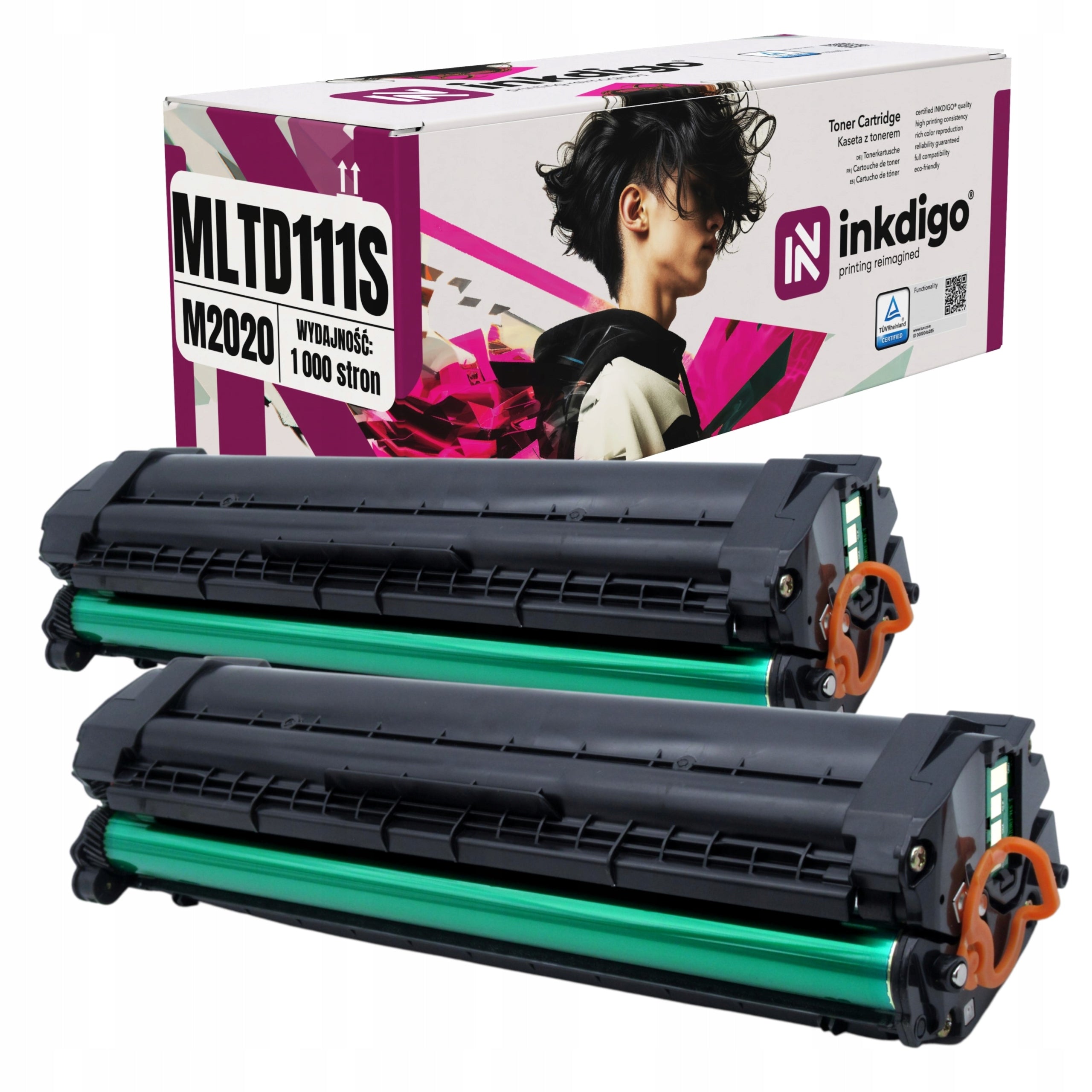 MLT-d111S - 2x TONER FOR SAMSUNG XPRESS M2070w m2070 m2026w m2020 PRINTER