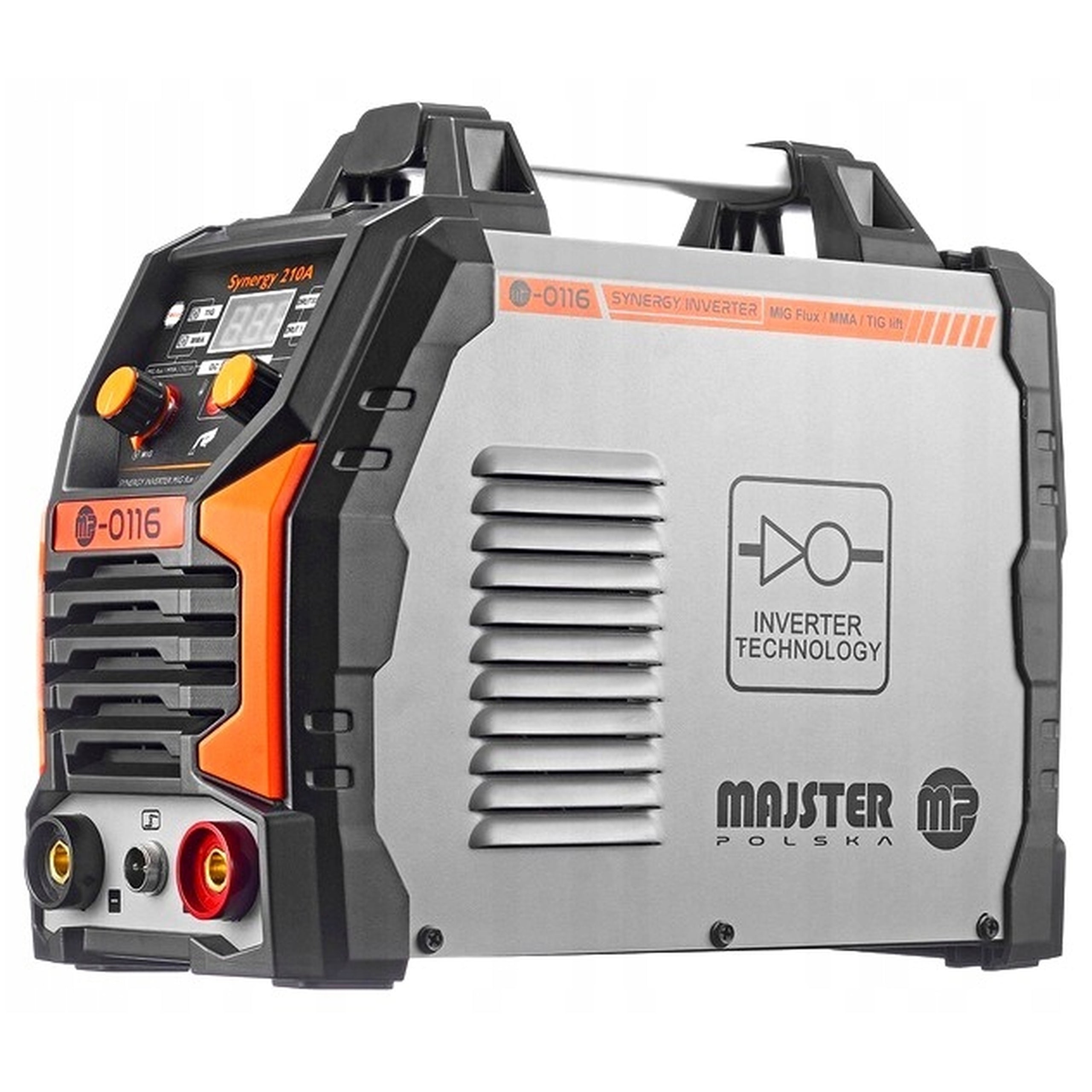 MMA Inverter Migomat TIG MIG FLUX 200 Wire Gloves Mask 230V Brand Majster Polska