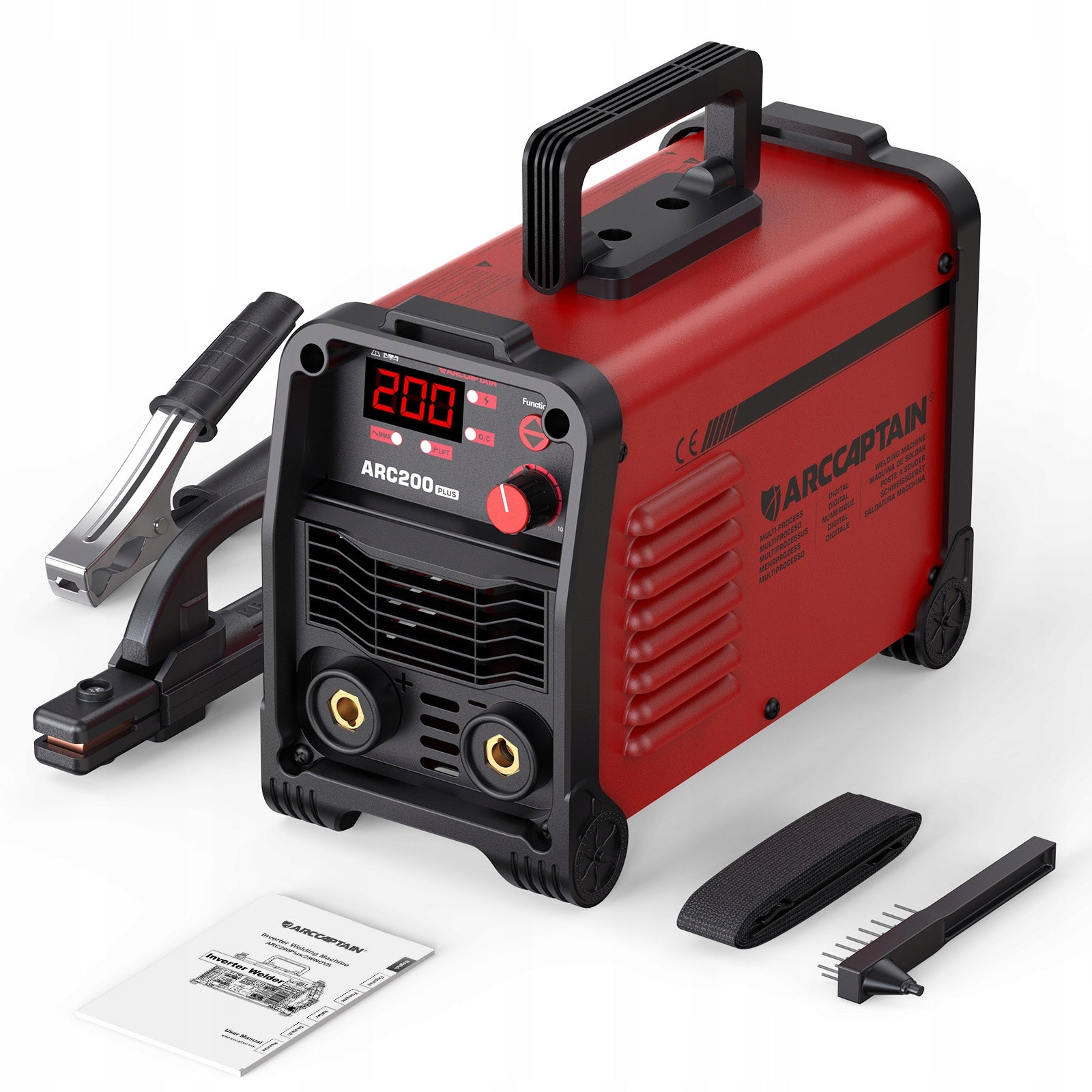 MMA semi-automatic welding machine, TIG ARCCAPTAIN 20-200 A 230V