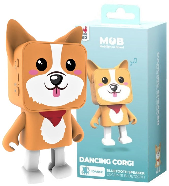 MOB DANCING SPEAKER DANCING ANIMALS BLUETOOTH DOG CORGI