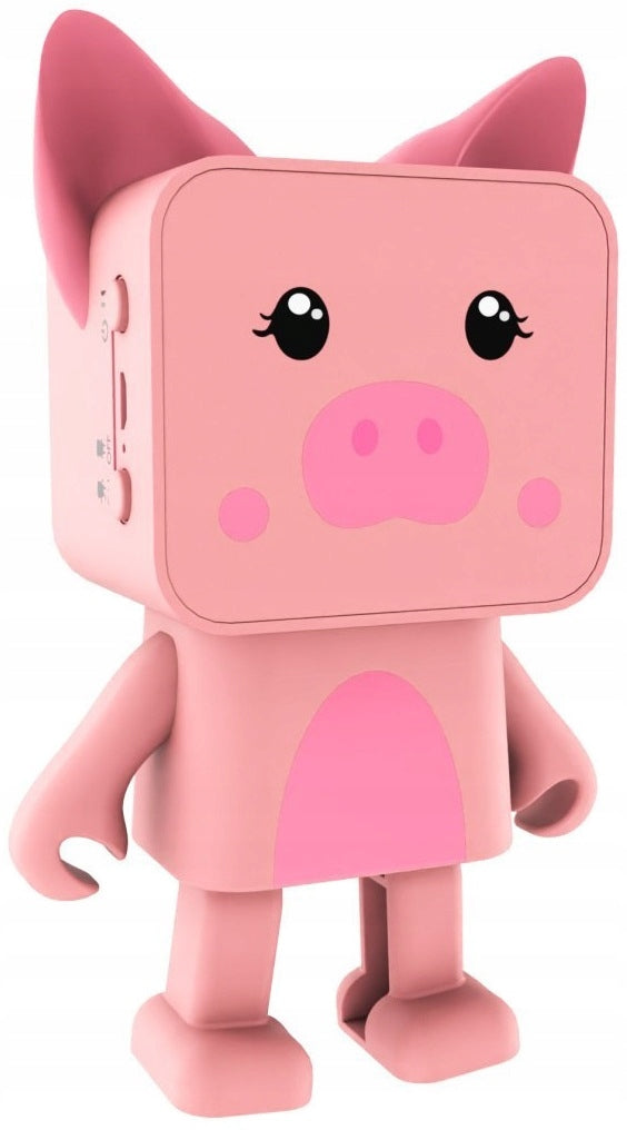 MOB DANCING SPEAKER DANCING ANIMALS BLUETOOTH PIG PINK Packaging status original