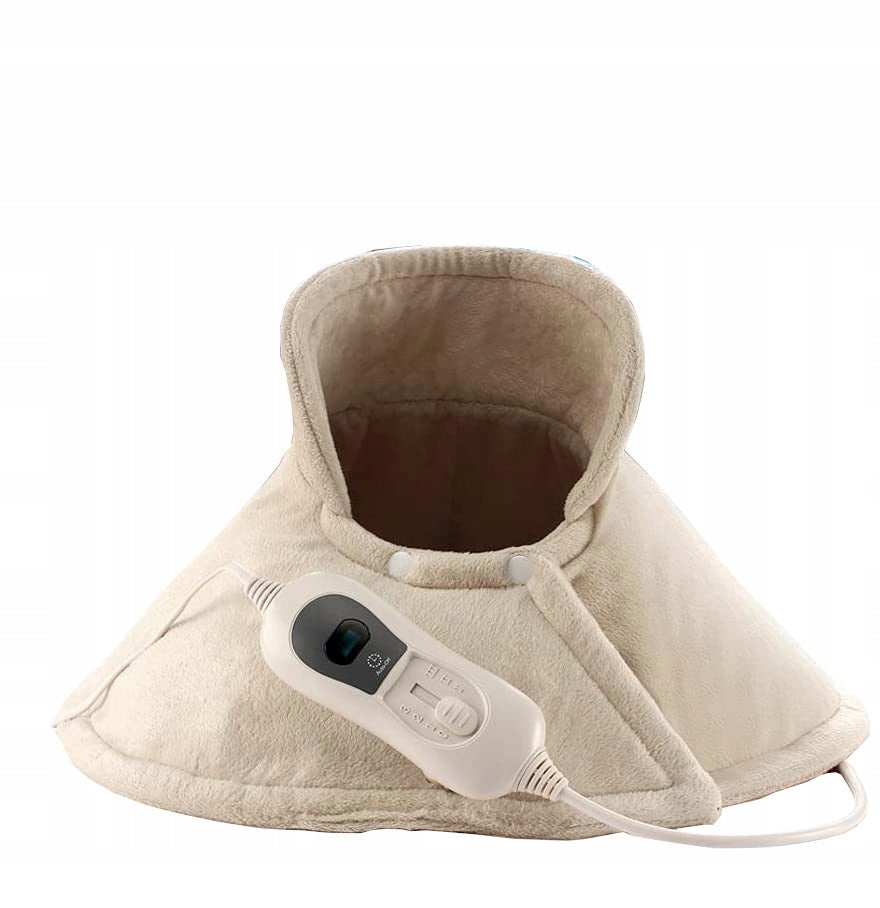 MOBICLINIC HP323 HEATING MAT FOR SHOULDERS NECK 3 LEVELS 60 x 62cm BEIGE Medical device no
