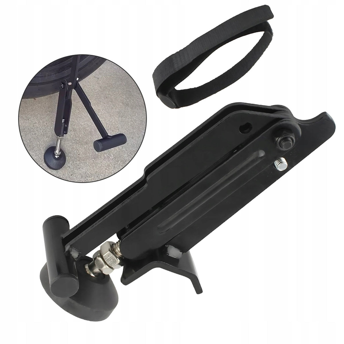 MOBILE MOTORCYCLE LIFT FOR TIRE MAINTENANCE ADJUSTABLE Manufacturer no brand