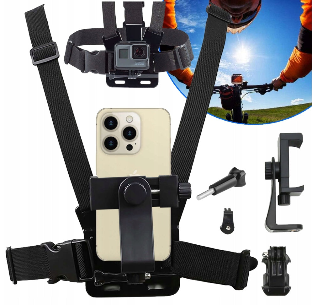 MOBILE PHONE CHEST STRAP HOLDER