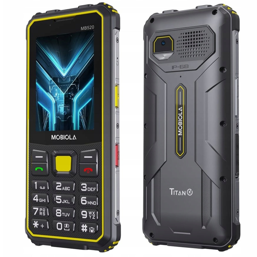 MOBILE PHONE FOR CONSTRUCTION WATERPROOF DUST AND DUST RESISTANT + POWERBANK Headphones included no