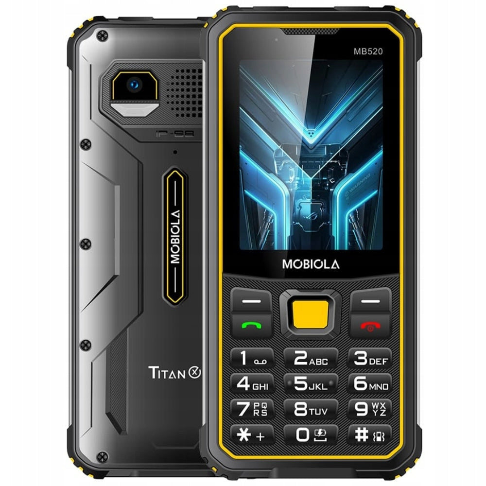 MOBILE PHONE FOR CONSTRUCTION WATERPROOF DUST AND DUST RESISTANT + POWERBANK
