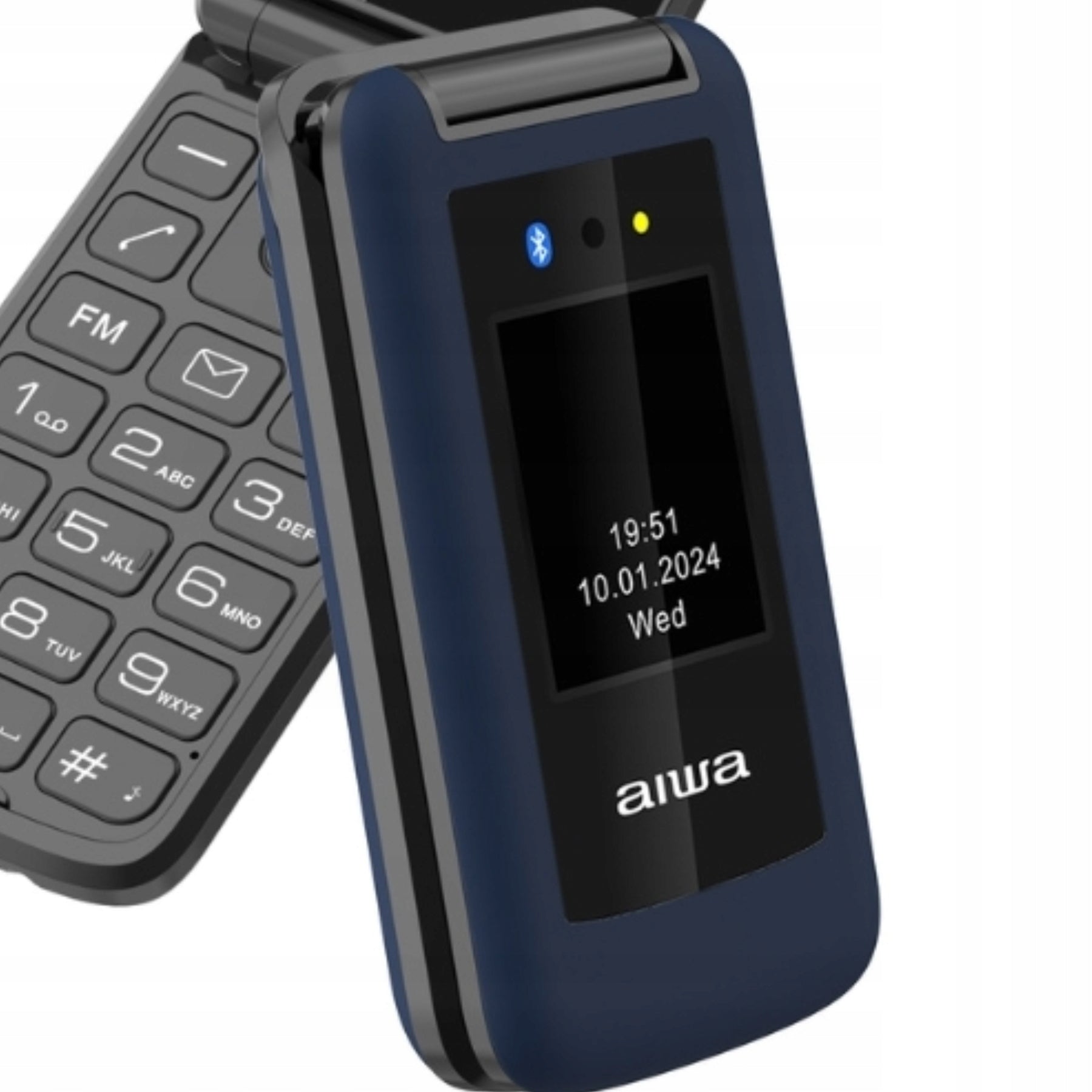 MOBILE PHONE FOR SENIOR SOS CAMERA CONVENIENT KEYS AIWA FP-30-4G/BL Manufacturer code FP-30-4G/BL