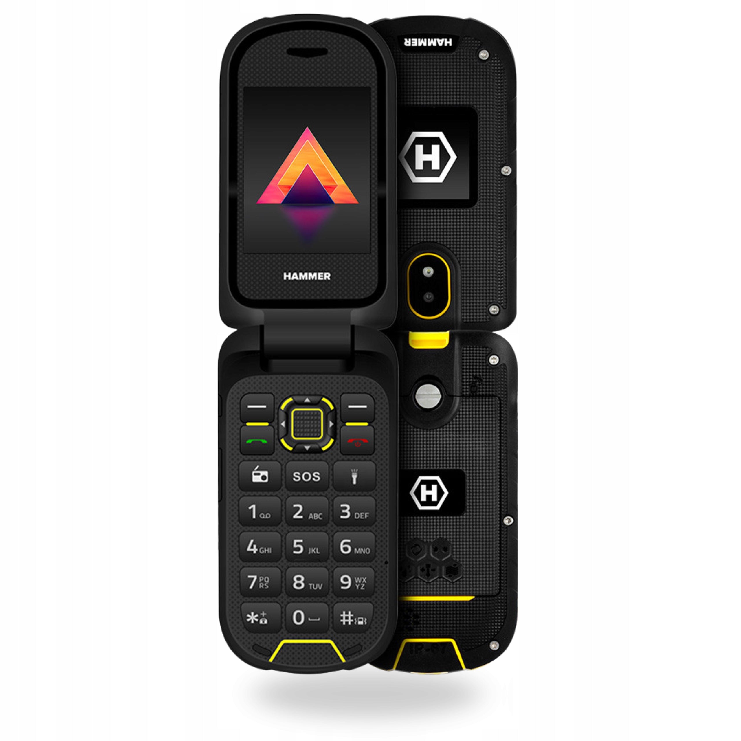 MOBILE PHONE HAMMER BOW LTE WITH FLAP KEYS DUSTPROOF