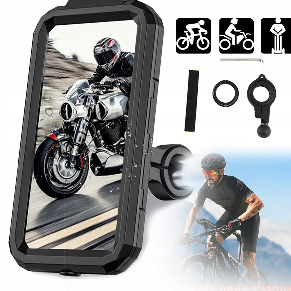 MOBILE PHONE HOLDER, WATERPROOF BICYCLE BAG FOR SMARTPHONES