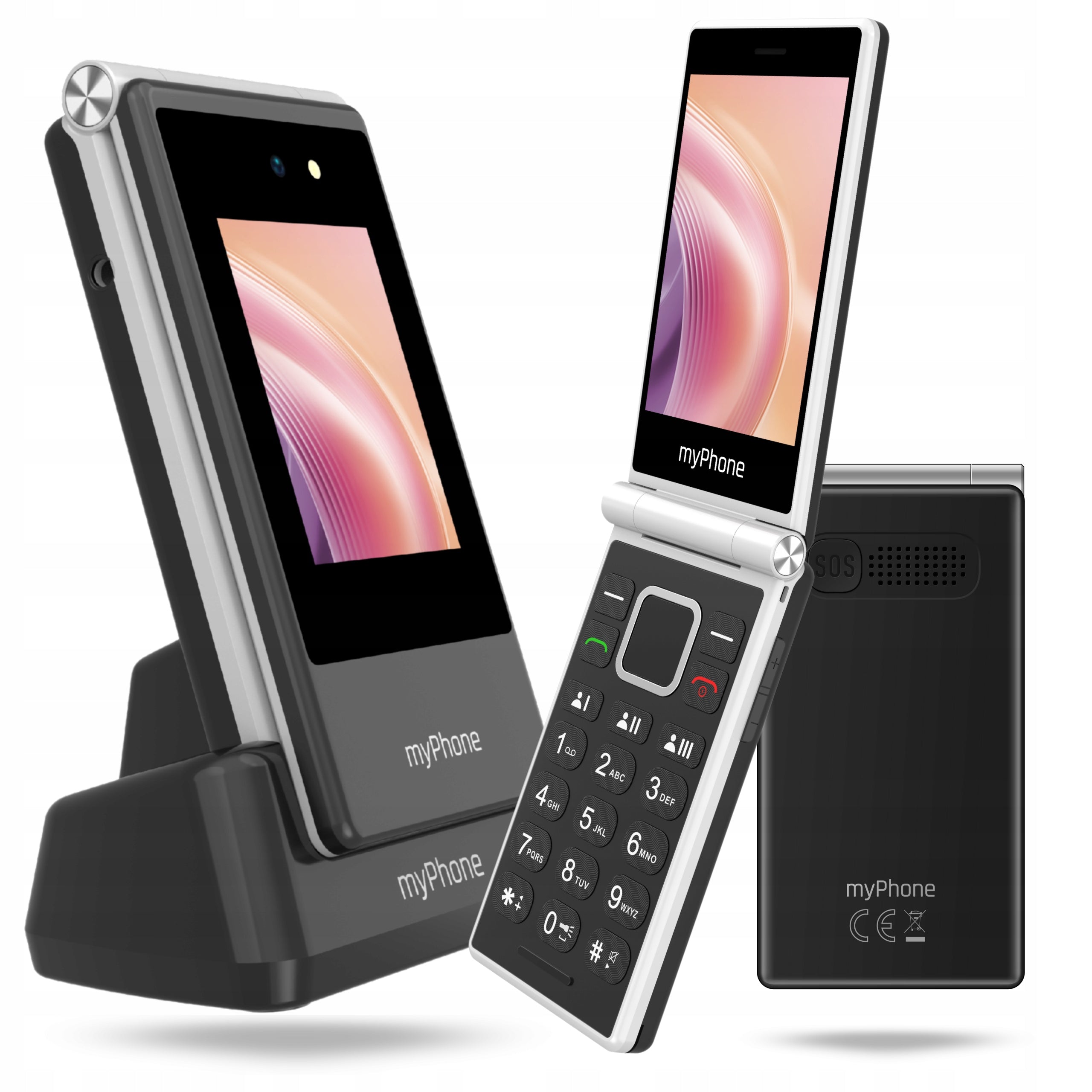 MOBILE PHONE MYPHONE TANGO 2 LTE 128MB/48MB 4G WITH FLAP FOR SENIOR