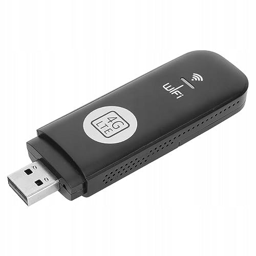 MOBILE ROUTER 4G LTE USB WIFI DONGLE WITH SIM JACK FOR TRAVEL steel Model B0DW9CFT6R