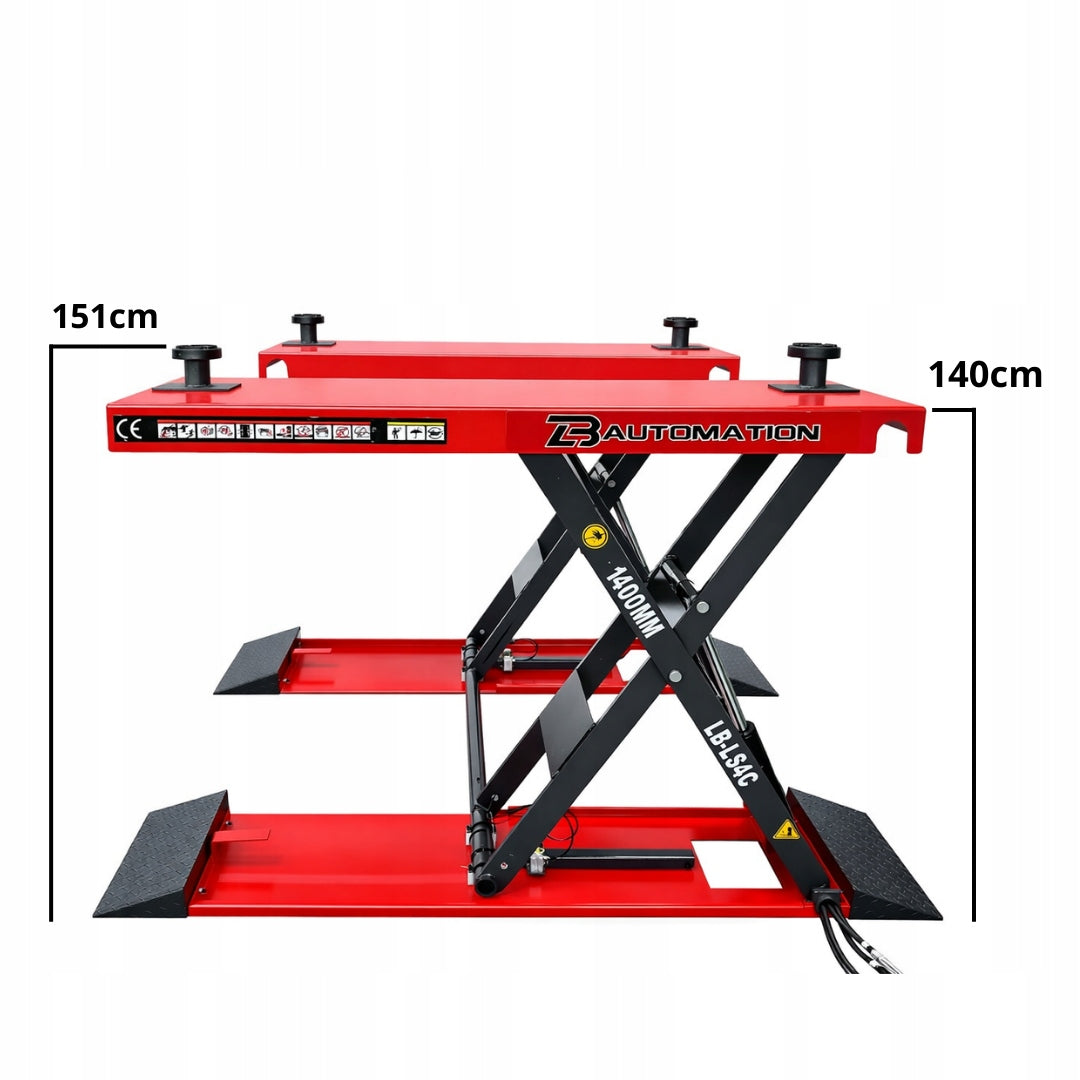 MOBILE SCISSOR LIFT 1,4M B-AUTOMATION LB-LS4C 3 TONS 140cm 400V Brand BAUTOMATION
