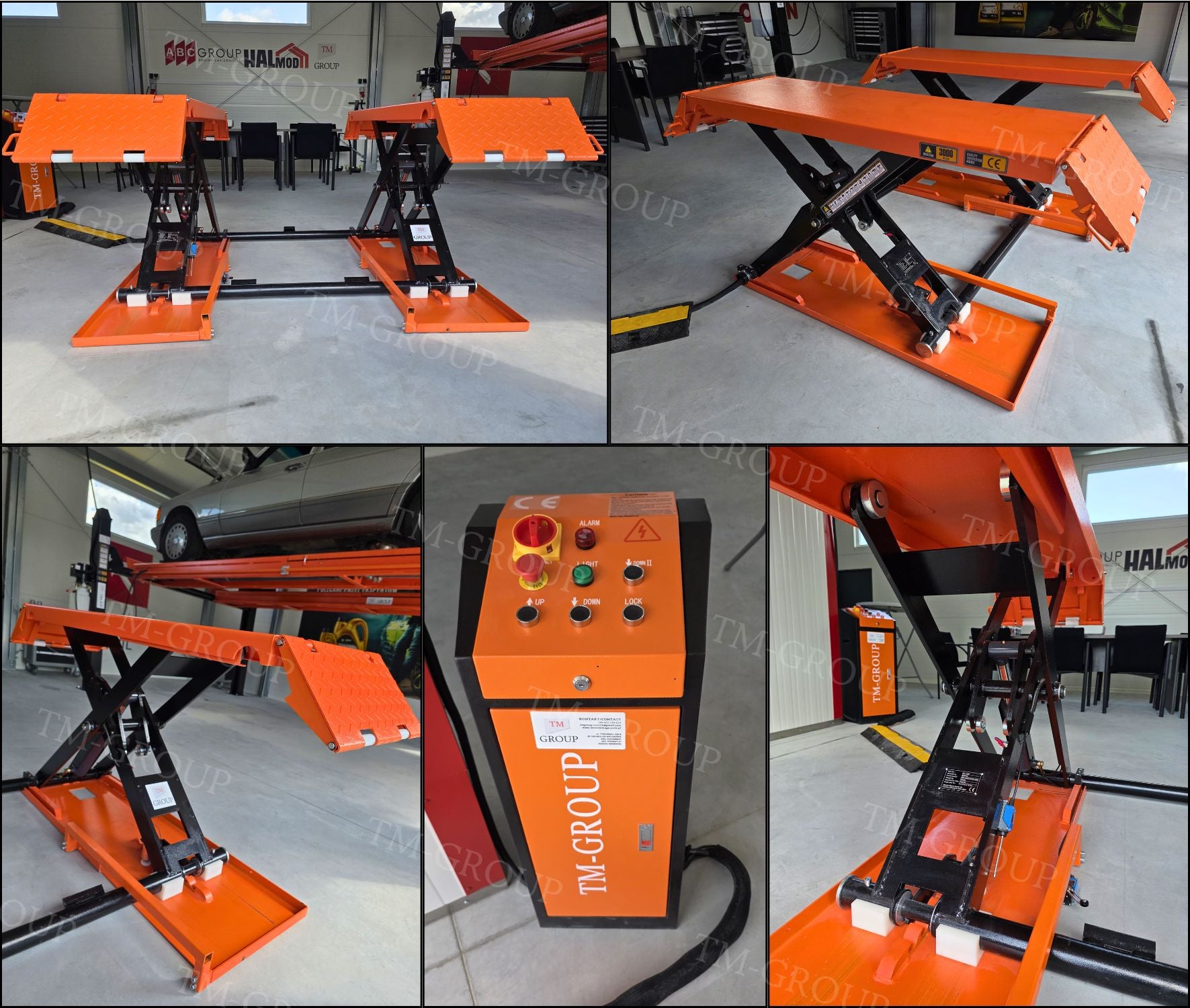 MOBILE WORKSHOP SCISSOR LIFT 3 TONS 1M TM-GROUP Brand TM-Group