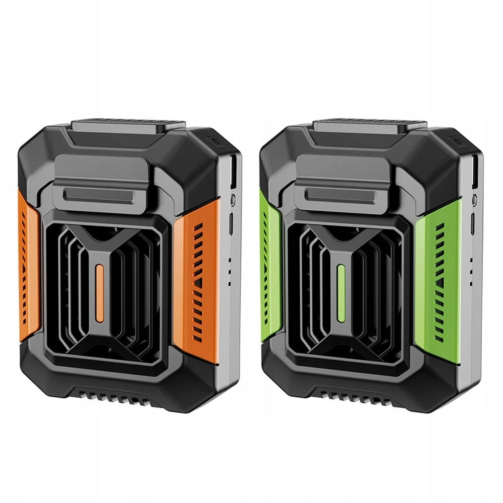 MOBILE Windmill Tourist USB Sports CAMPING Fan for HEAT STRAP Manufacturer code JQ115_Orange