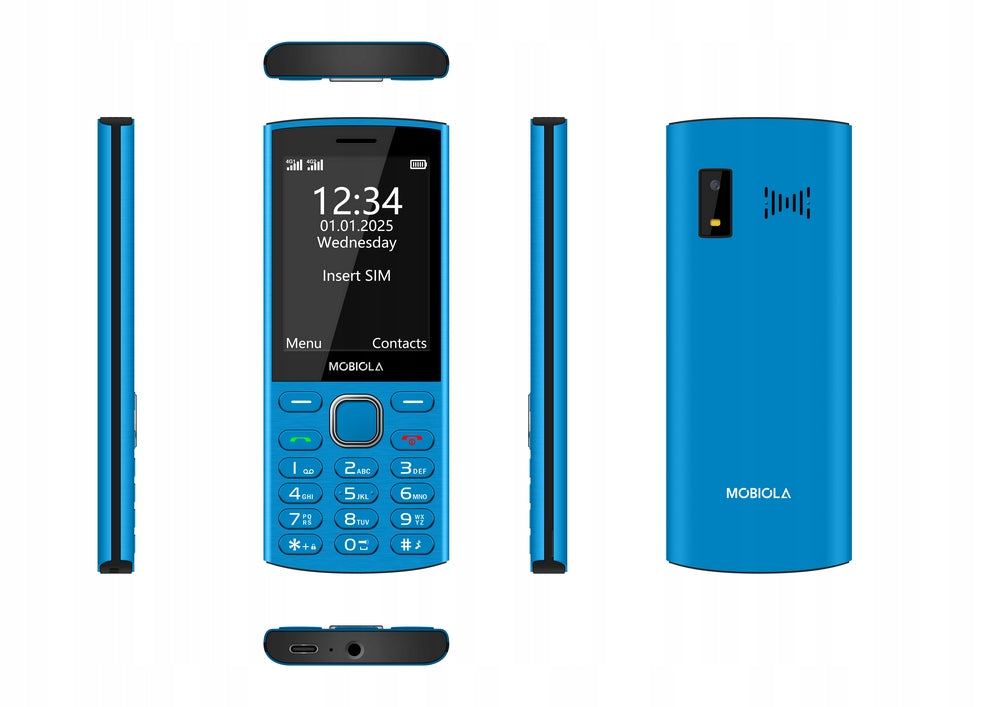 MOBIOLA MB4280 4G, modrá Packaging status original
