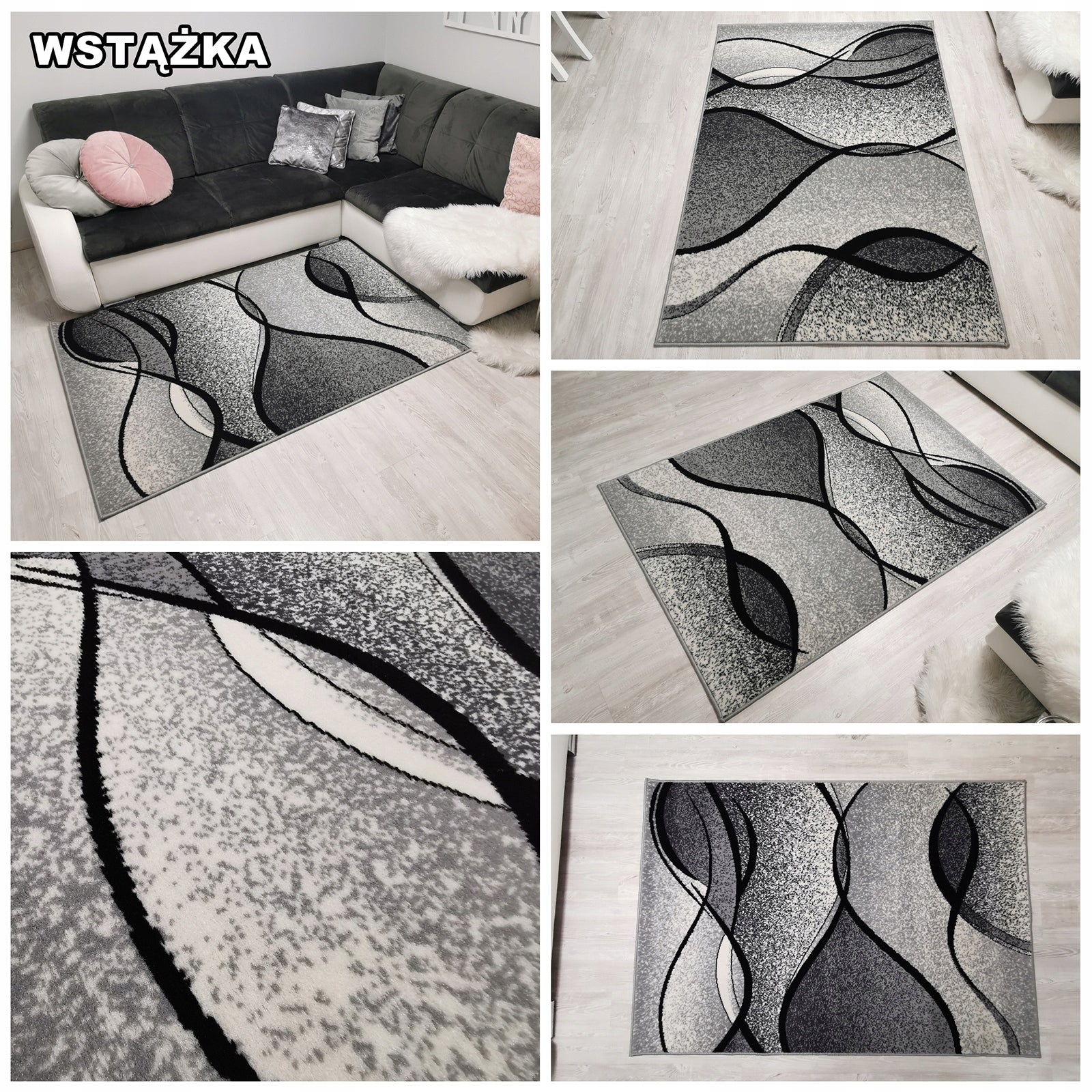 MODERN CARPET FOR LIVING ROOM LARGE 300x400 FOR ROOM VARIOUS DESIGNS Manufacturer code NEW IDEA mix kolor 300x400