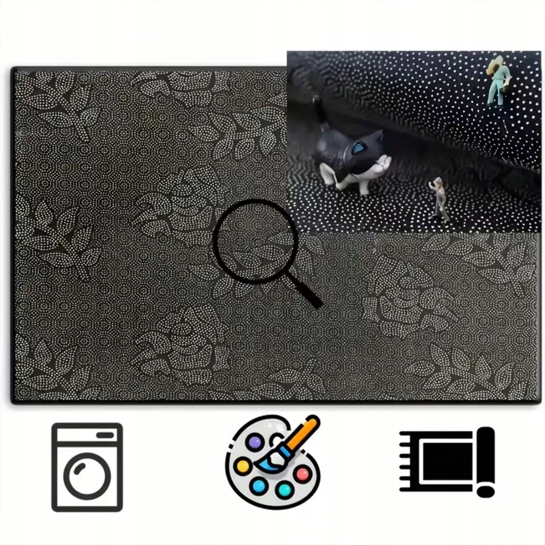 MODERN CARPET MARBLE FOR LIVING ROOM BEDROOM SOFT NON-SLIP 160x230 CM Length 230 cm