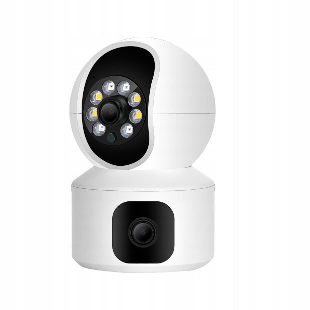MODERN INDOOR CAMERA 2in1 WIFI 4MP NANNY Manufacturer code kamera 2 obiektywy wewnętrzna IP 4mp NIANIA