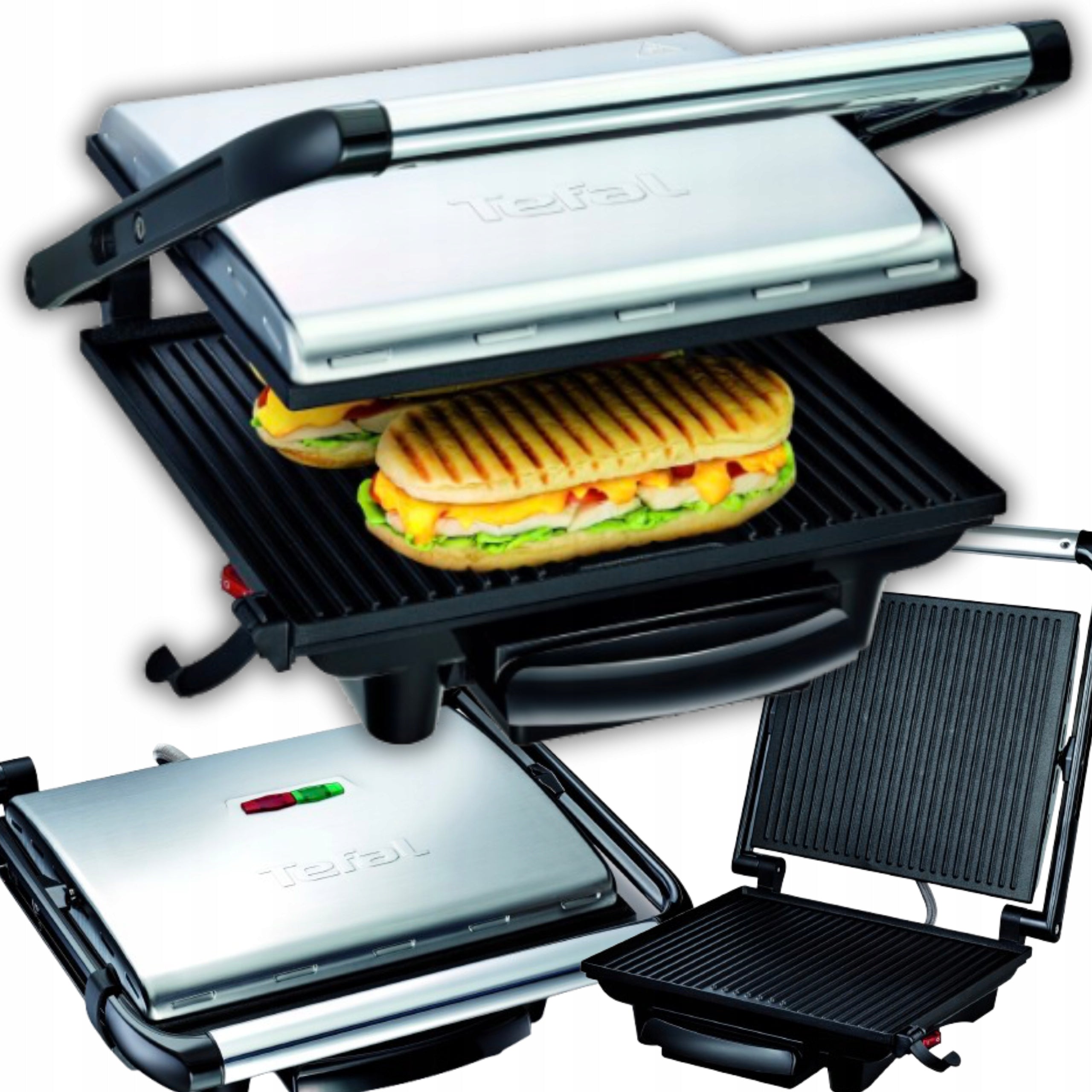 MODERN POWERFUL FOLDING ELECTRIC GRILL TEFAL 2000W XXL MULTIFUNCTIONAL