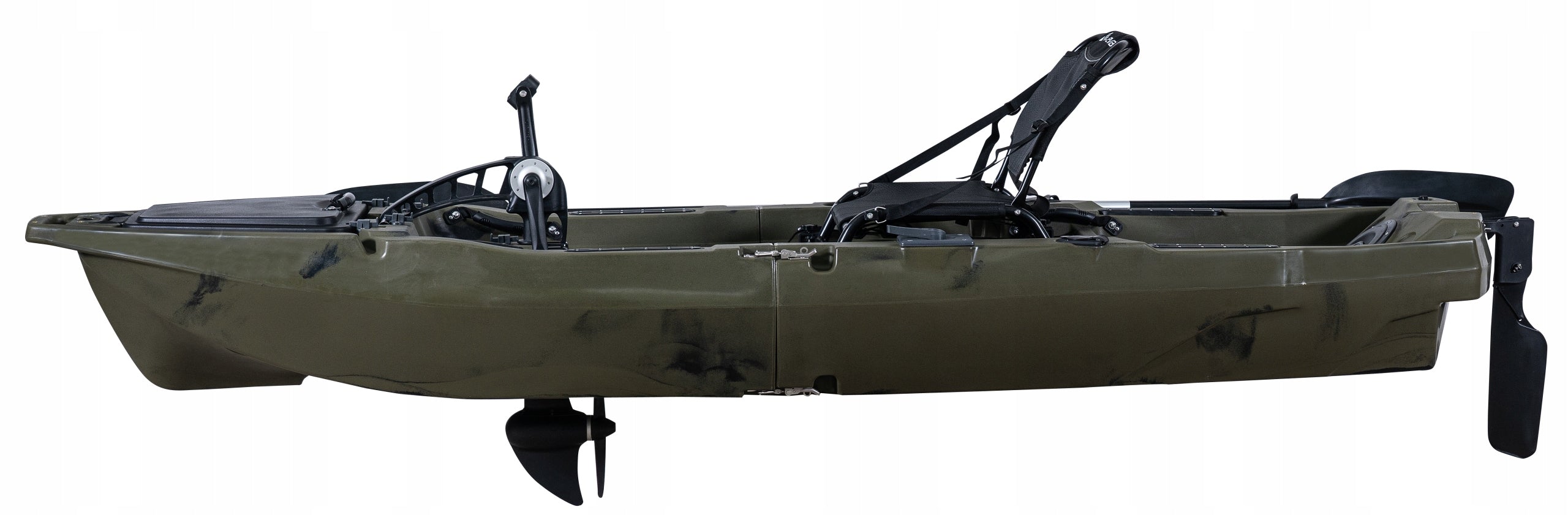 MODULAR FOOT DRIVE FISHING KAYAK 300 CM FOLDING KAYAK 2 MODULES Model EV-LSF-KMW1