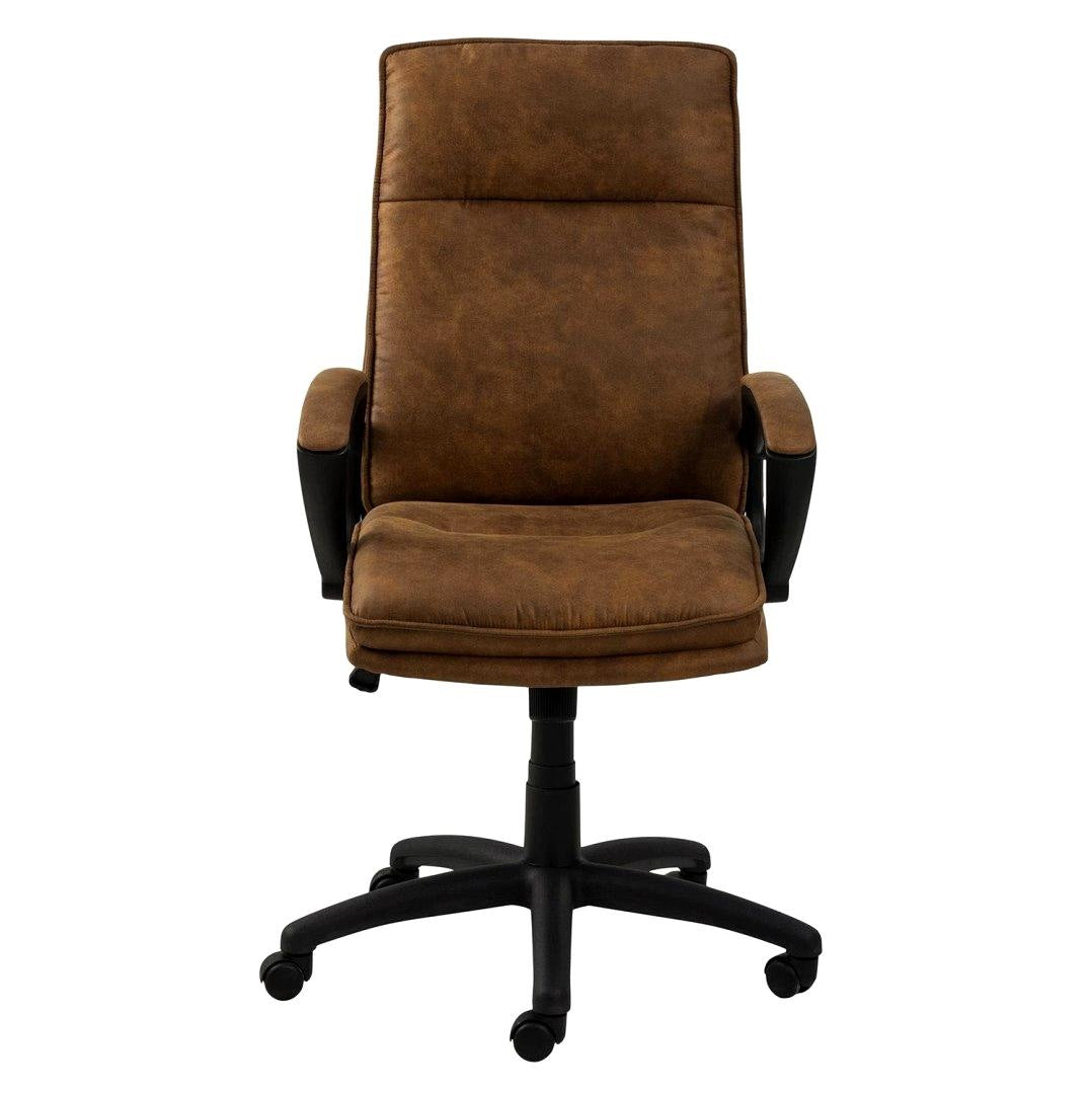 MODUS OFFICE CHAIR, FOR DESK, ERGONOMIC, COMFORTABLE, SWIVEL, BROWN Packaging status original