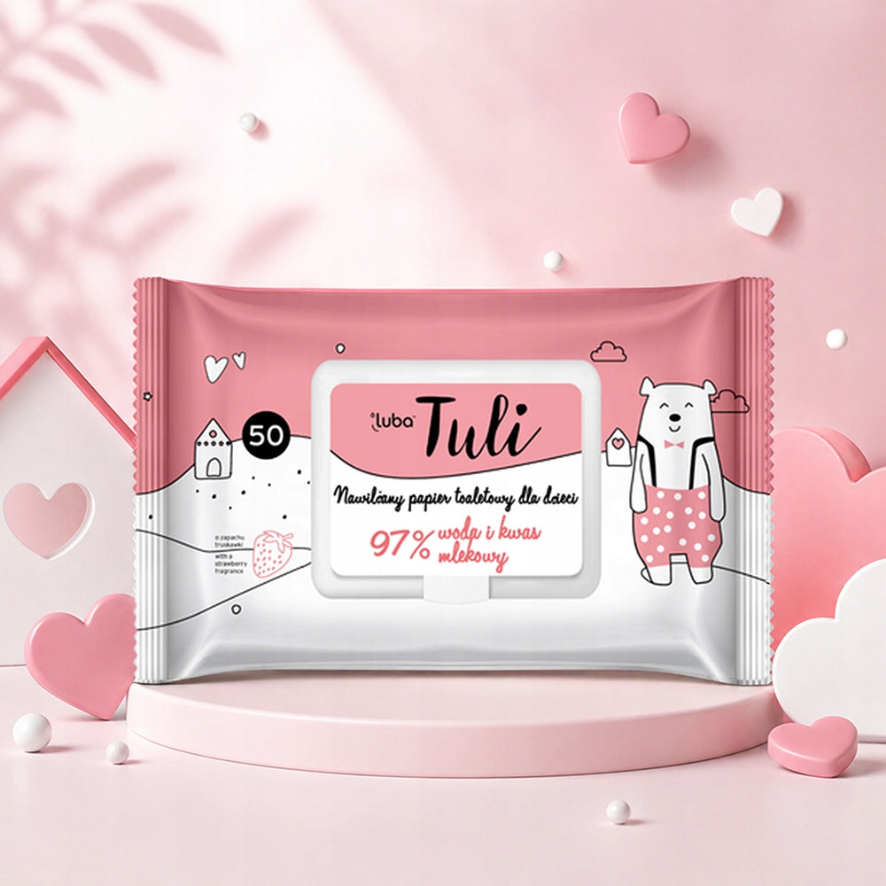 MOISTENED TOILET PAPER FOR CHILDREN LUBA TULI STRAWBERRY Manufacturer code 8925903968220457