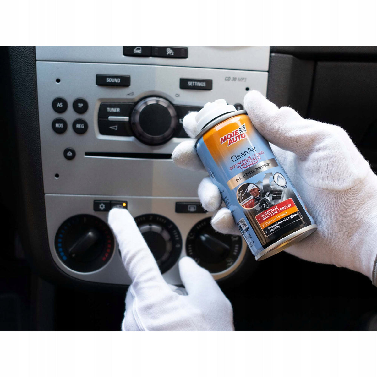 MOJE AUTO SPRAY GARNET CLEANAIR FOR AIR CONDITIONING DISINFECTION 150ml ARCTIC Manufacturer Moje Auto