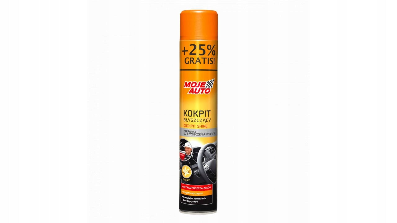 MOJE AUTO VANILLA GLOSSY COCKPIT 750ml PROMO Manufacturer's catalog number 19-009