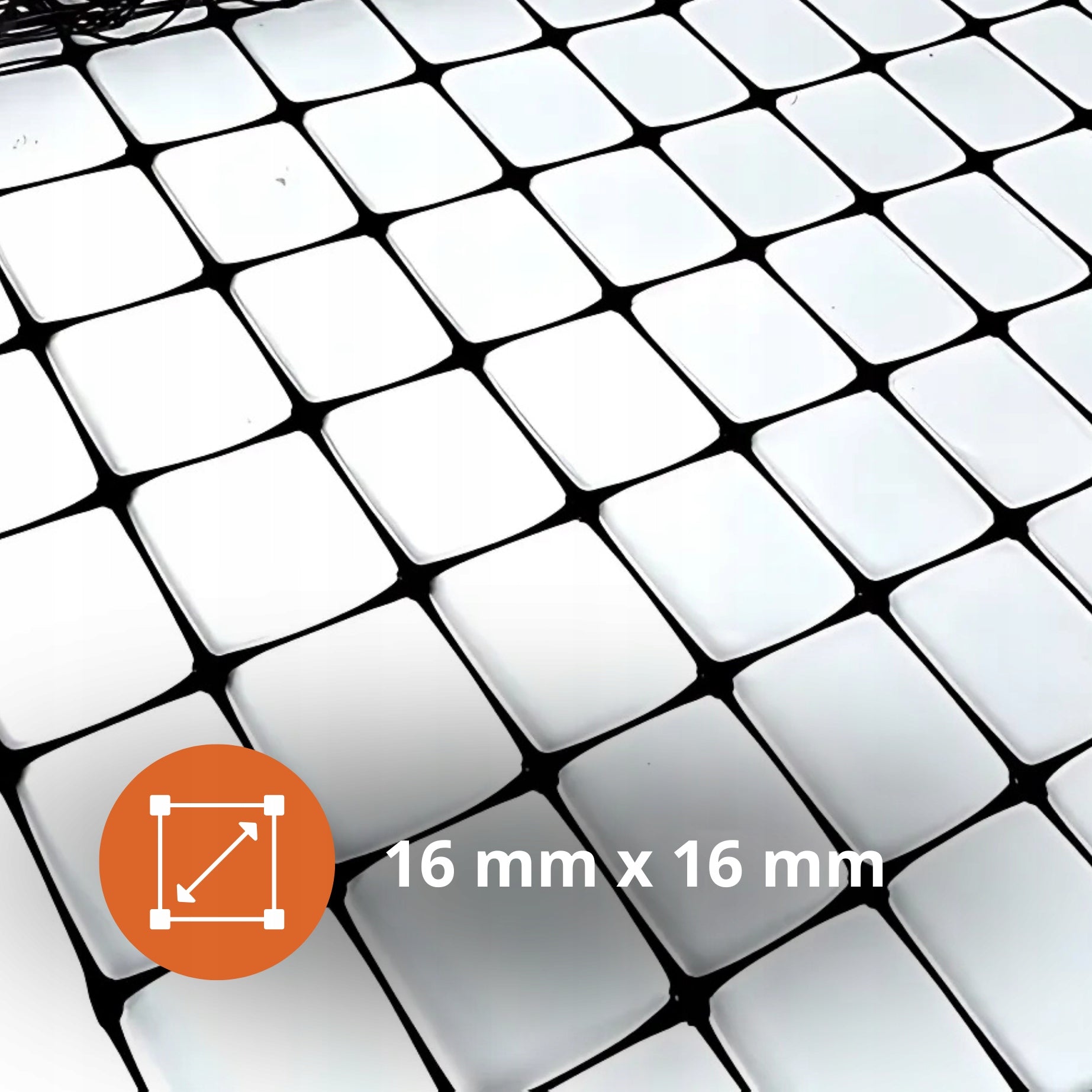 MOLE NET AGAINST MOLES 2x200m 40g PRO REINFORCED STRONG UNDER THE lawn Mesh size 2 m