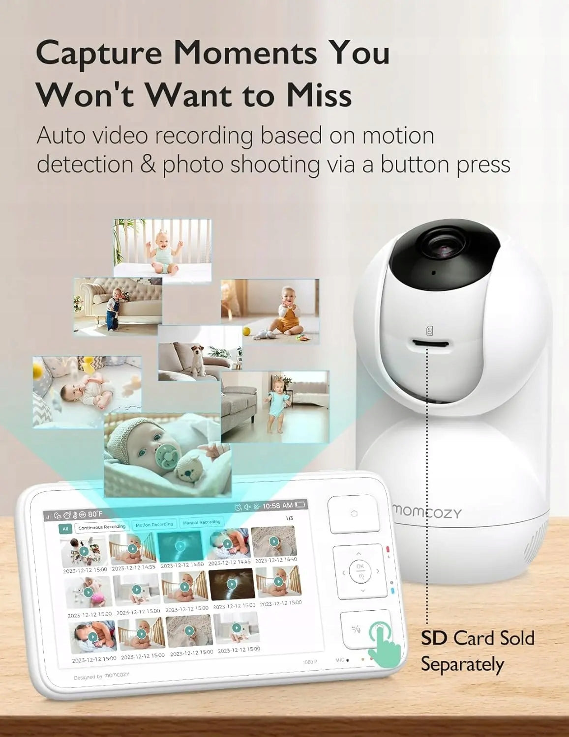 MOMCOZY BABY MONITOR BM03 ADDITIONAL CAMERA MOMCOZY ELECTRONIC Brand no brand