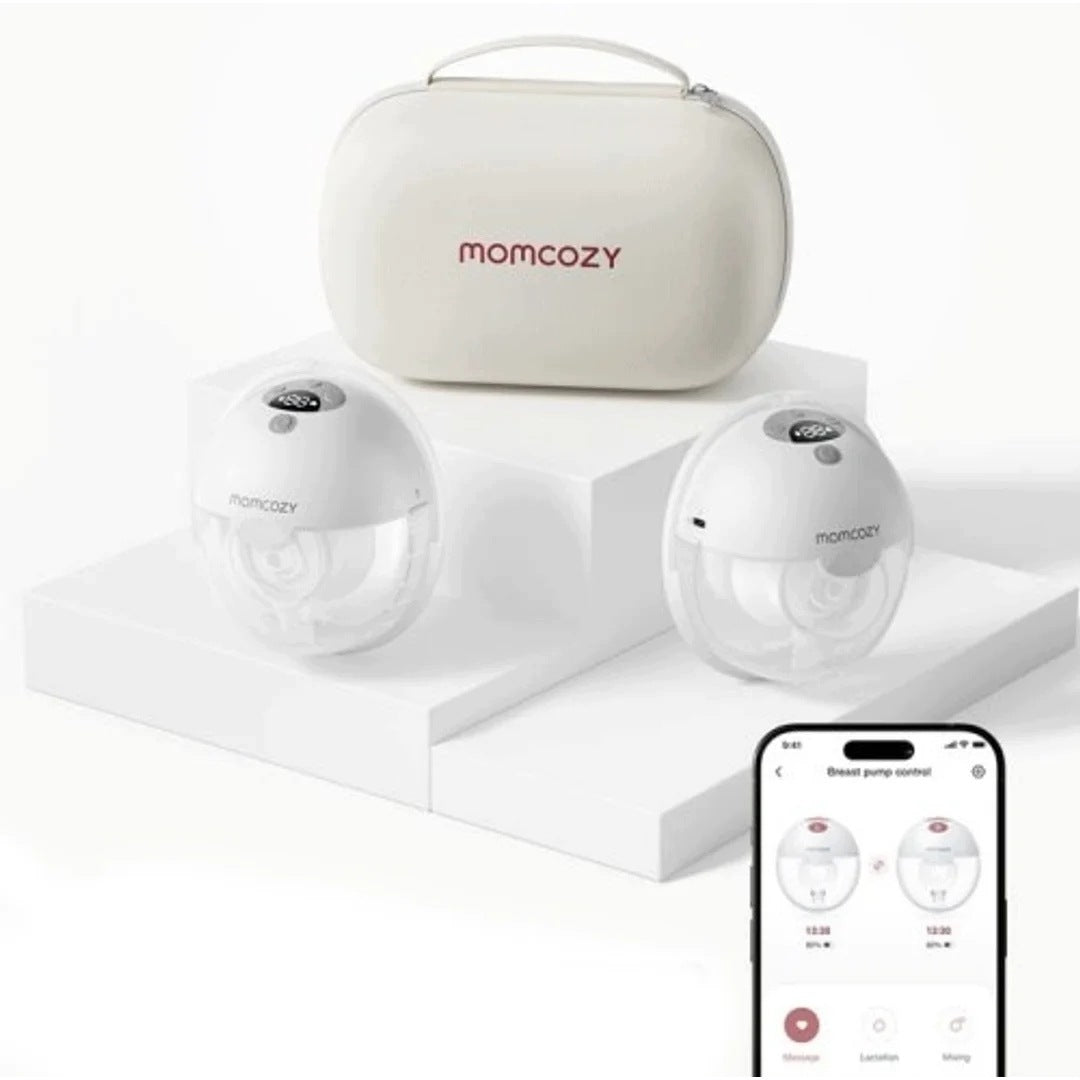 MOMCOZY M5 smart breast pump with GREY SMART APP support