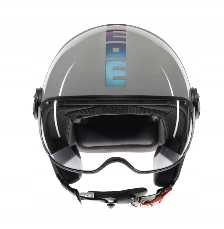 MOMO DESIGN Open Helmet FGTR Classic Flip White/Blue/Fuksja - S Size S